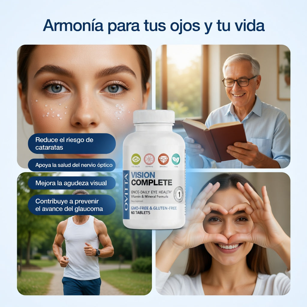 Vision Complete— Salud ocular completa en una sola tableta